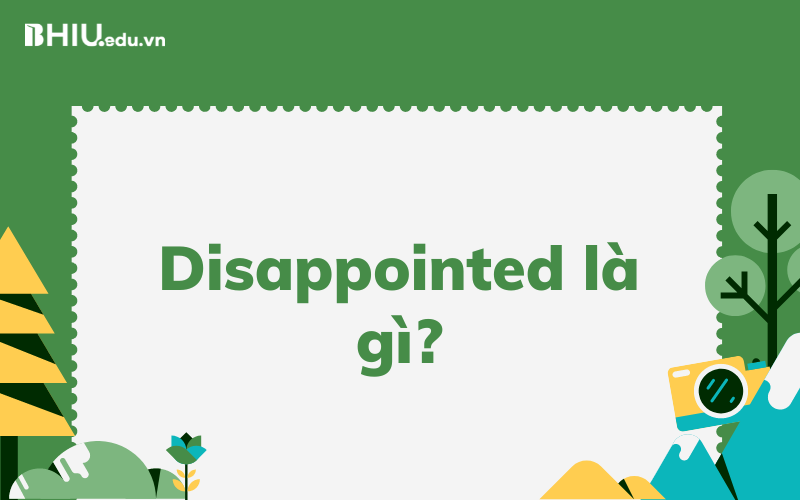 Disappointed là gì?